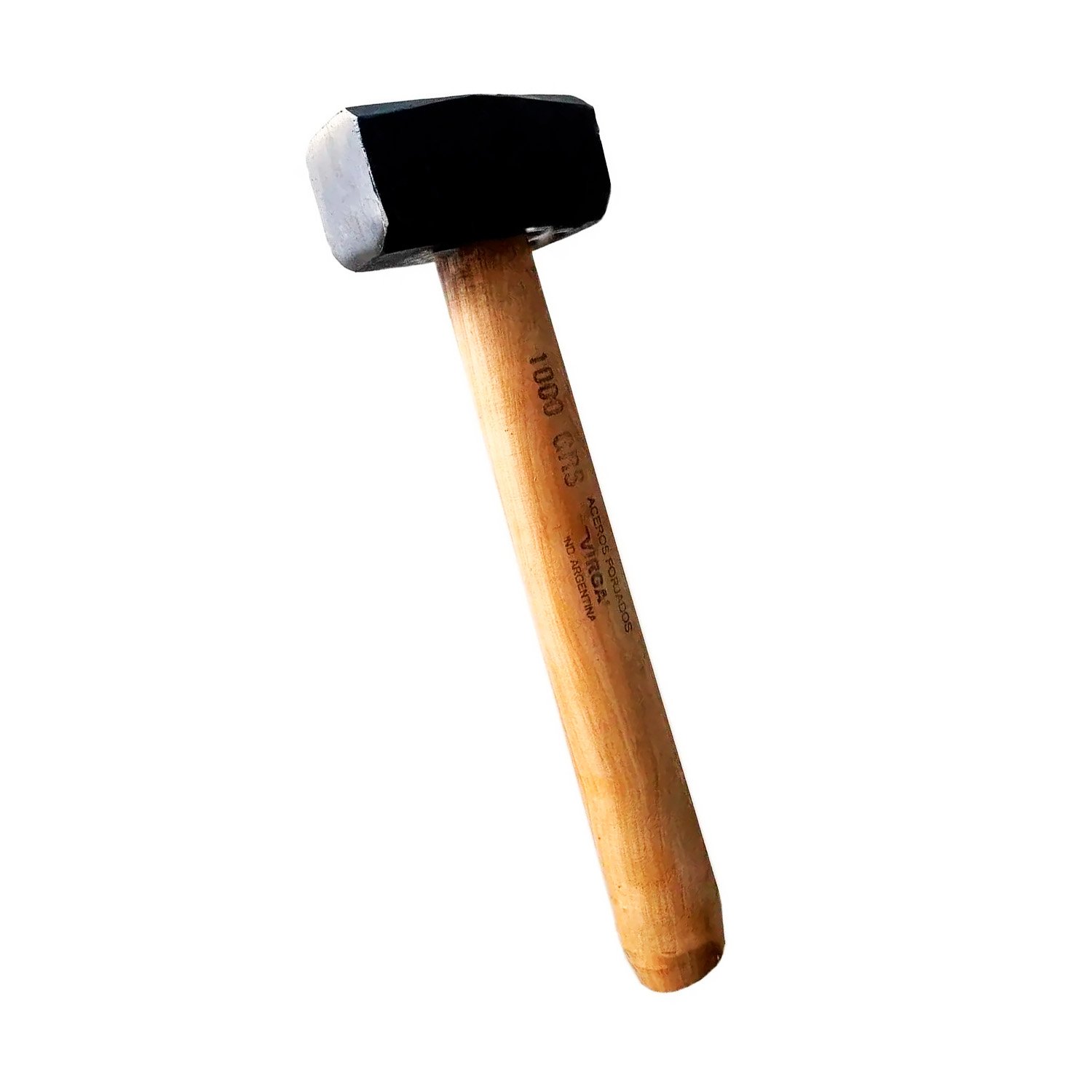 Maza Albañil Acero Forjado Templado 1.5kg Cabo Madera · foto 1