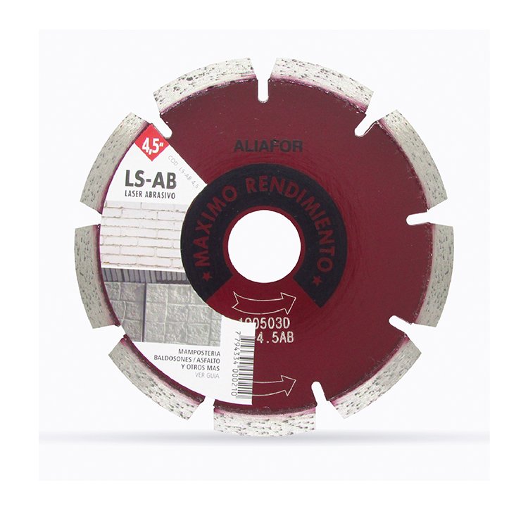 Disco Diamantado Segmentado 115mm Aliafor