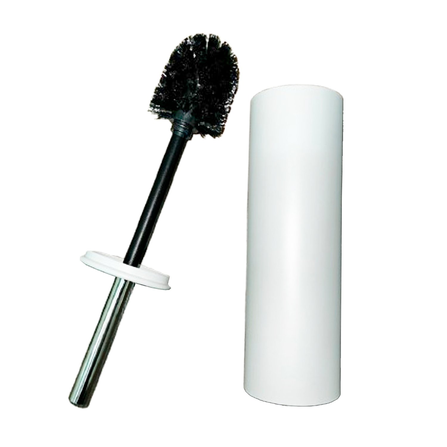 Escobilla de Baño Metálica Blanca Daccord
