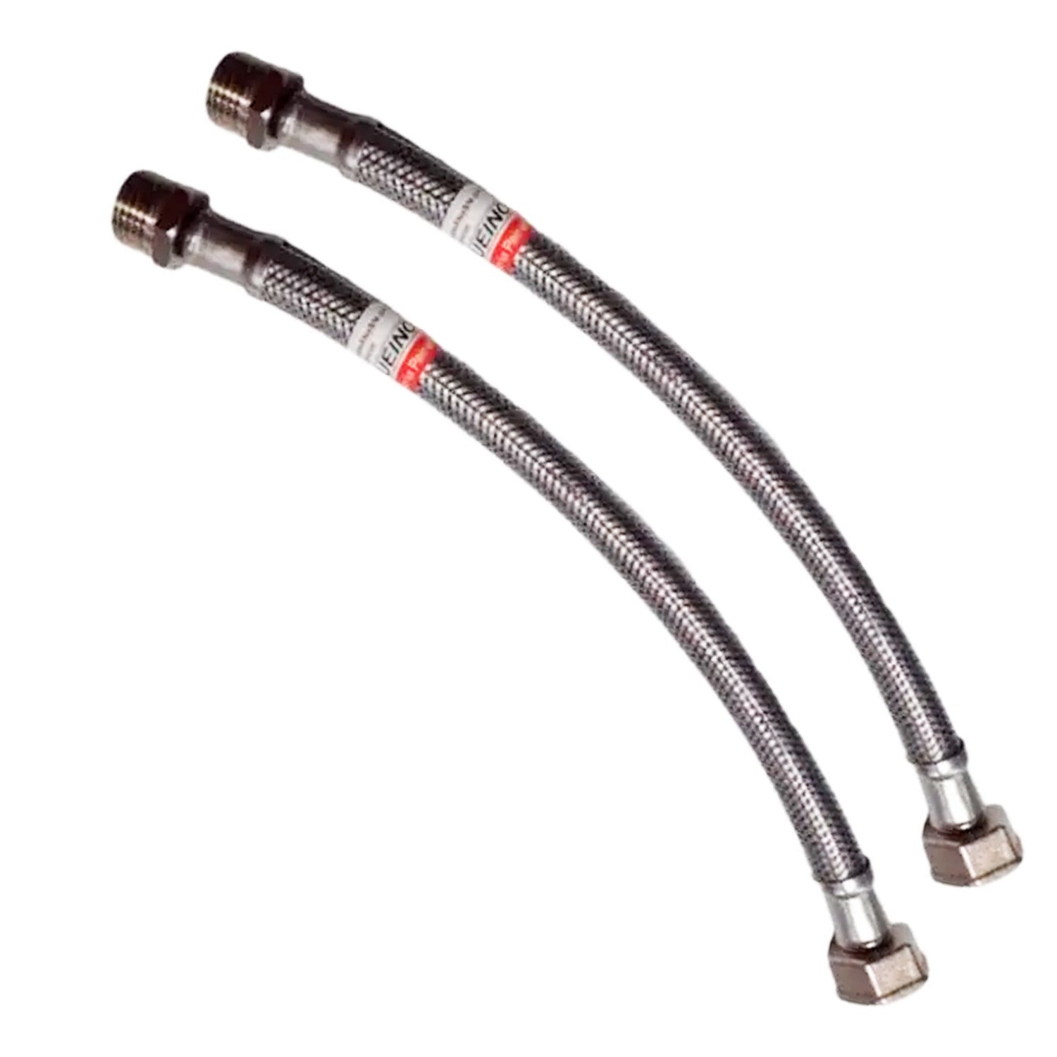 Combo X 2 Flexible Mallado Agua 1/2 X 35cm Queinox Peirano