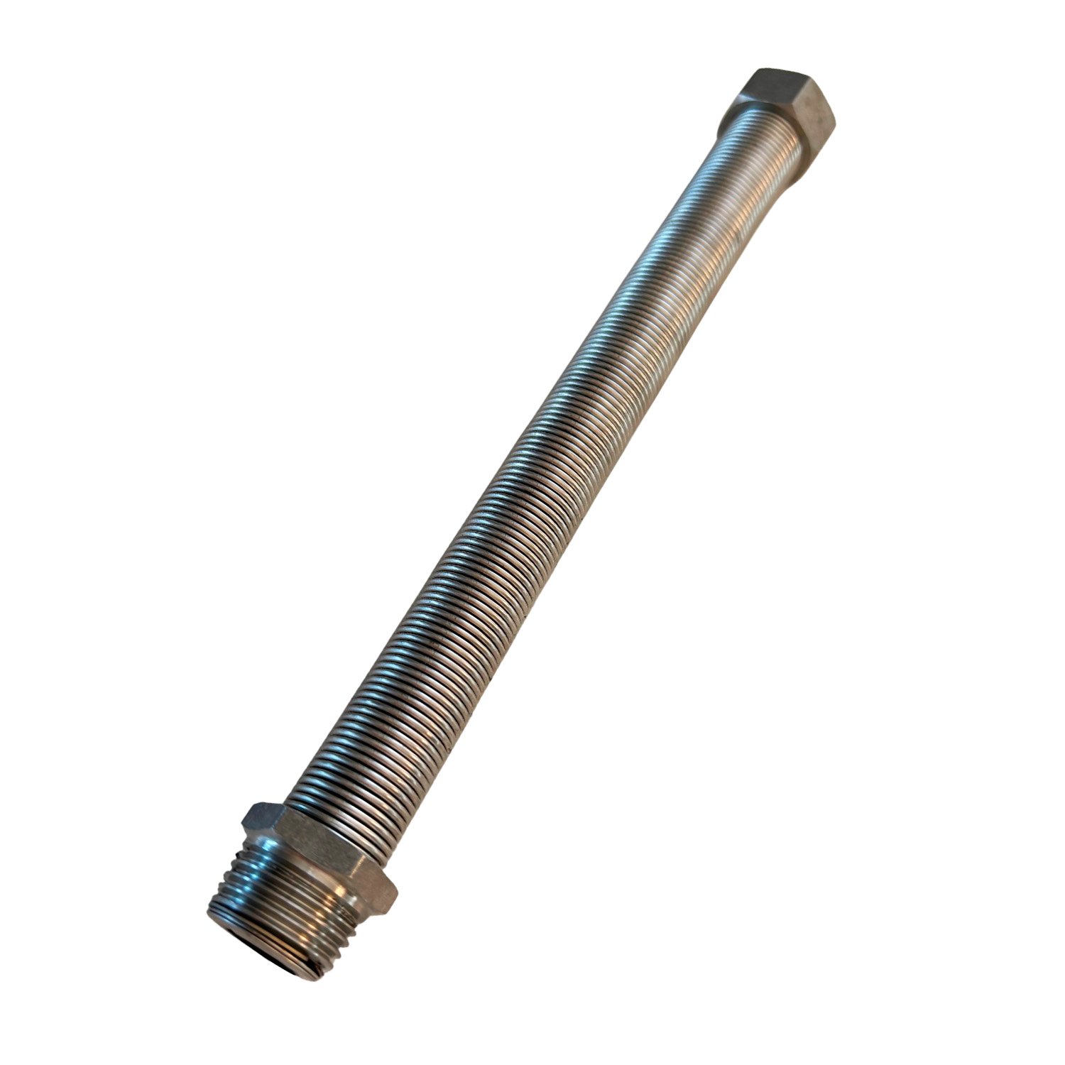 Flexible P/ Agua 1/2pulg Extensible 40 a 90 Cm Ac. Inoxidable