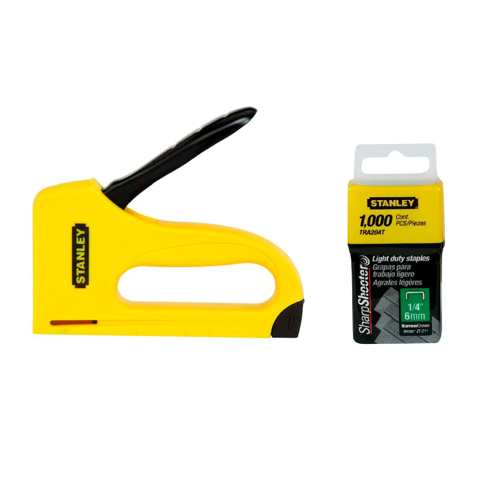 Engrapadora Stanley Tr35 + 1000 Grapas 6mm Tra204t