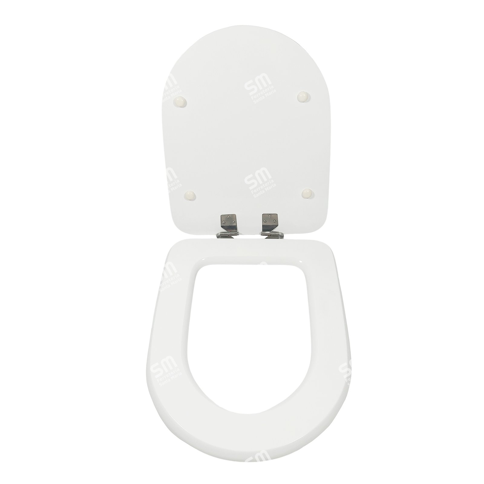 Asiento Fadas Blanco C/ Expansor para Inodoro Abruzzo