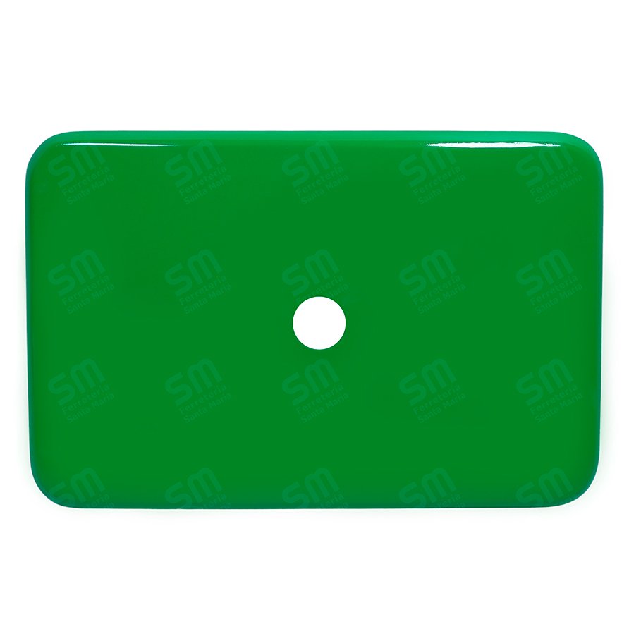Tapa P/ Deposito Verde Oasis Mdf Laqueado Fadas