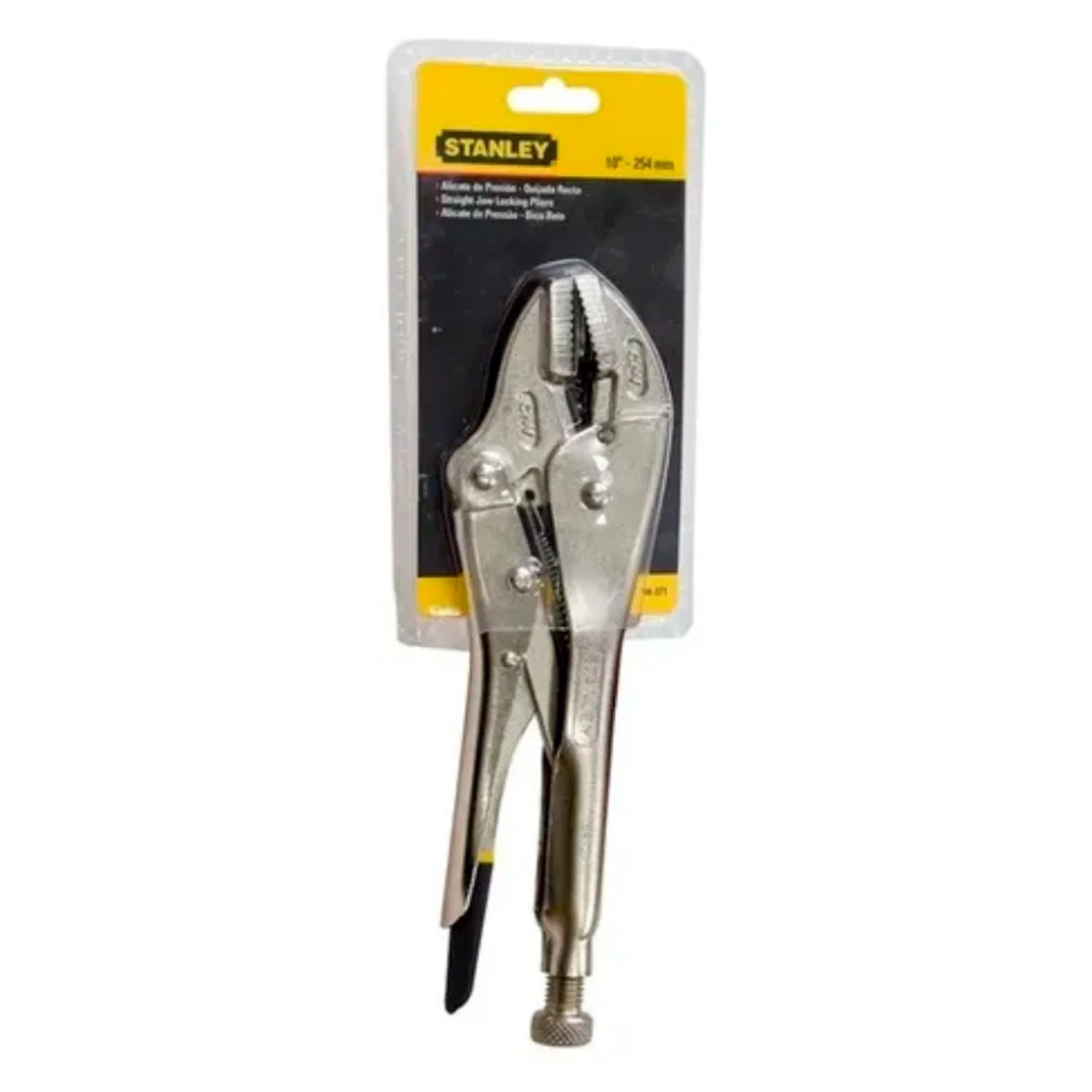 Pinza de Presión Perro Curva 10 Pulgadas Stanley 84-369