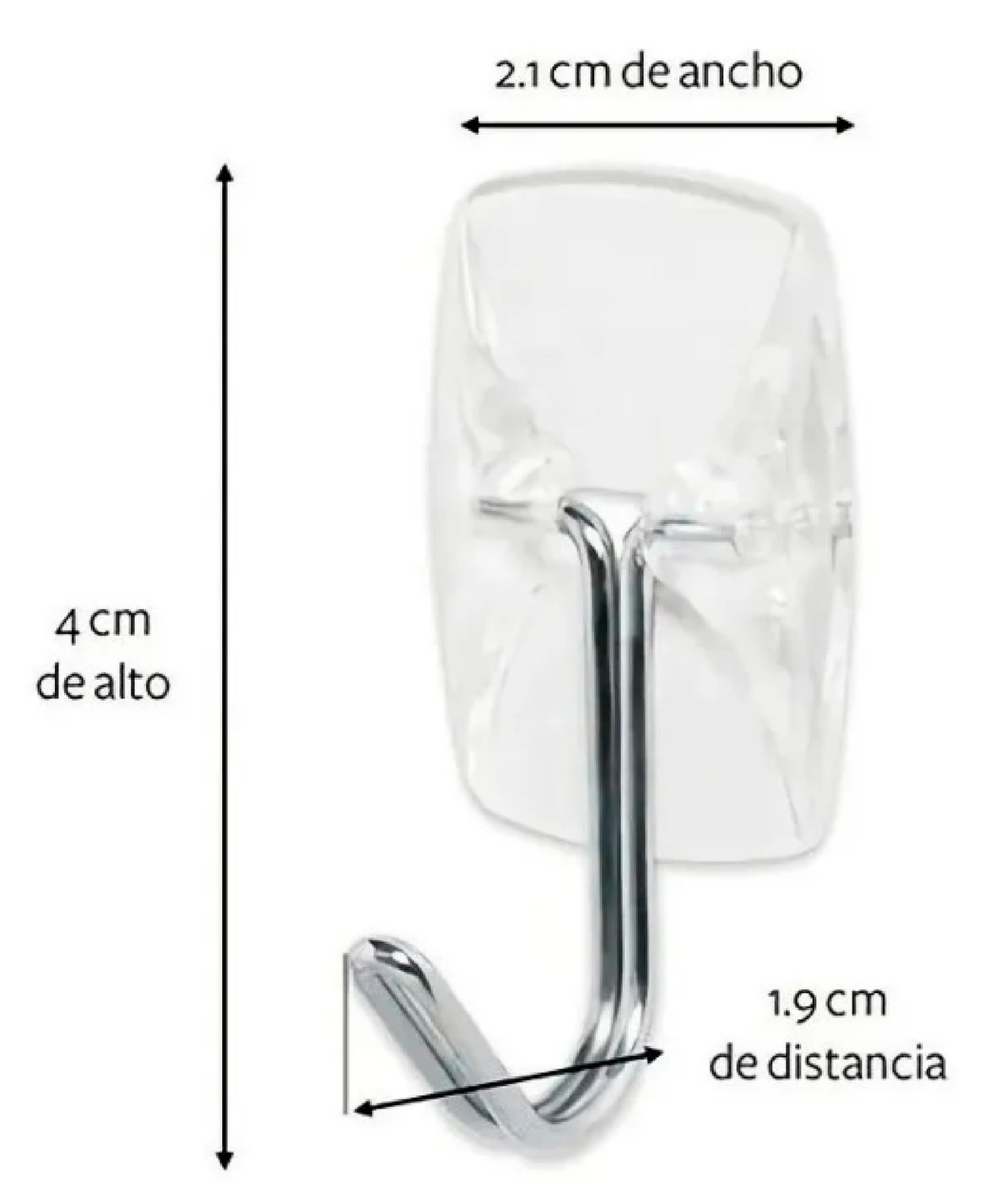 Percha Autoadhesiva Chica Plástica/metálica 3m Command 17067