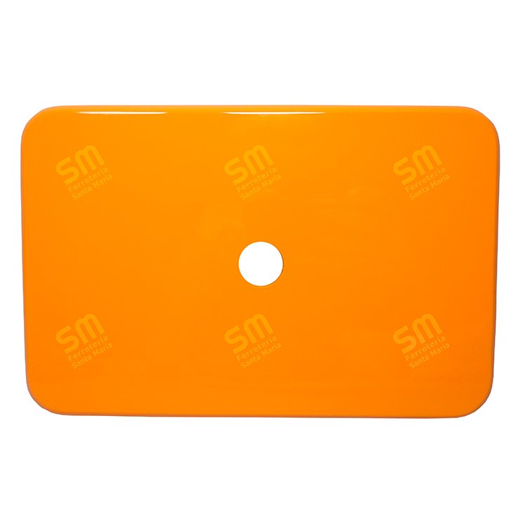 Tapa P/ Deposito Fadas Naranja Claro Mdf Laqueado