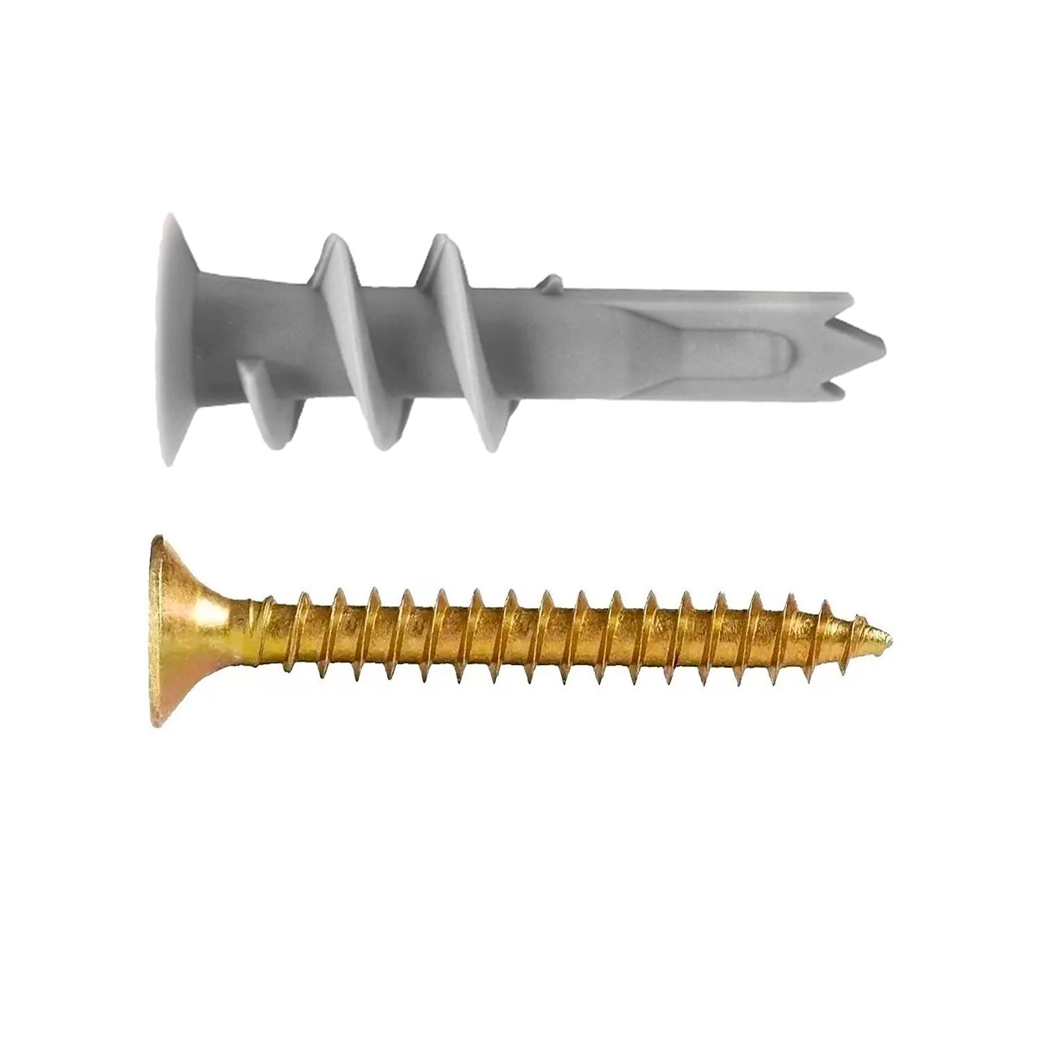 Combo X 100 Tarugo P/ Durlock Gka + Tornillo Fix 4x25 Fischer