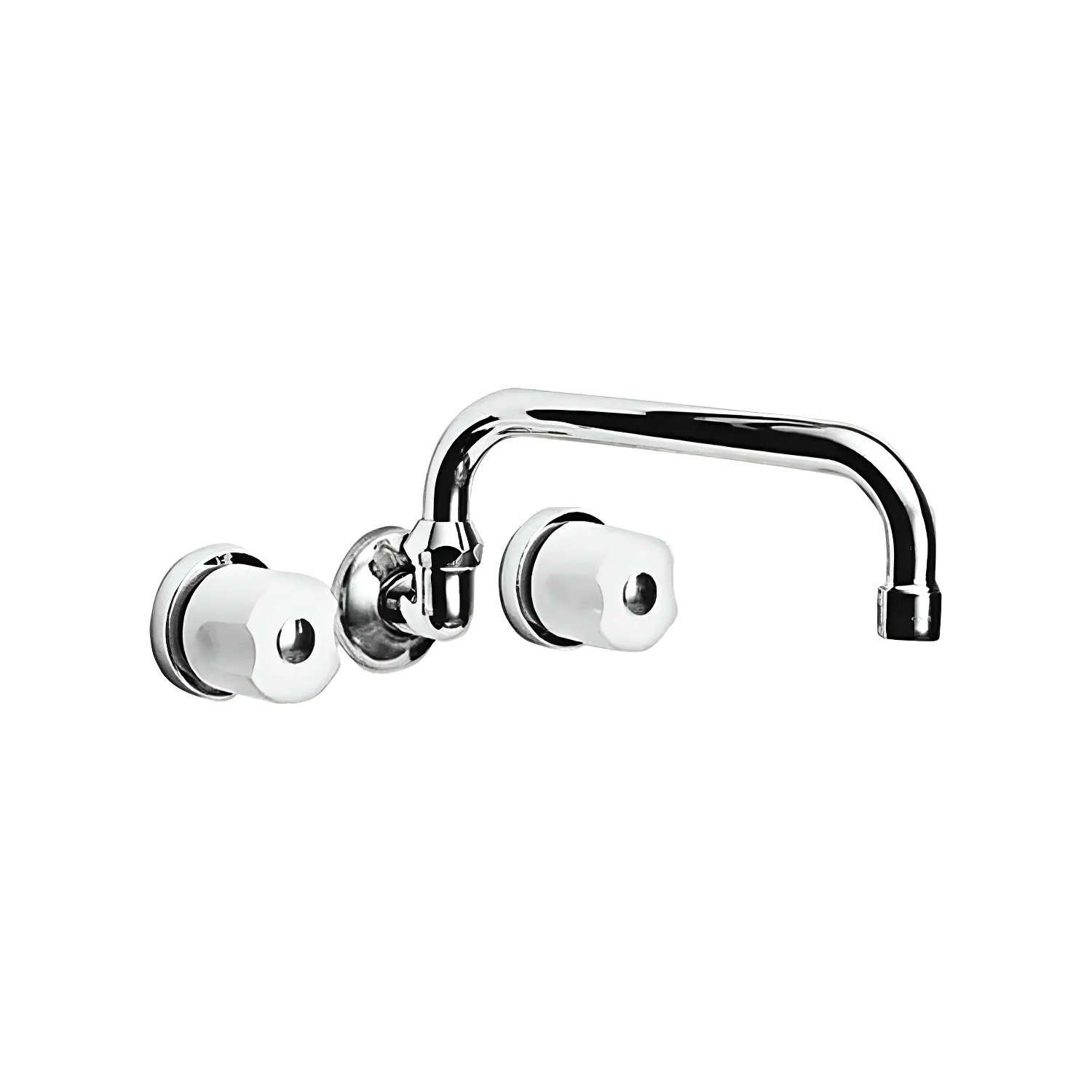Griferia Cocina Embutir Laza Cromo Volante Bco. Peirano 949