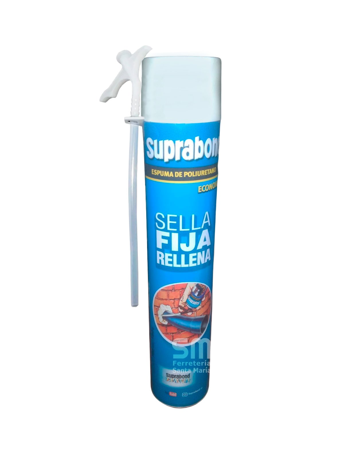 Espuma Poliuretano Expandido Aerosol Suprabond Economy 750ml