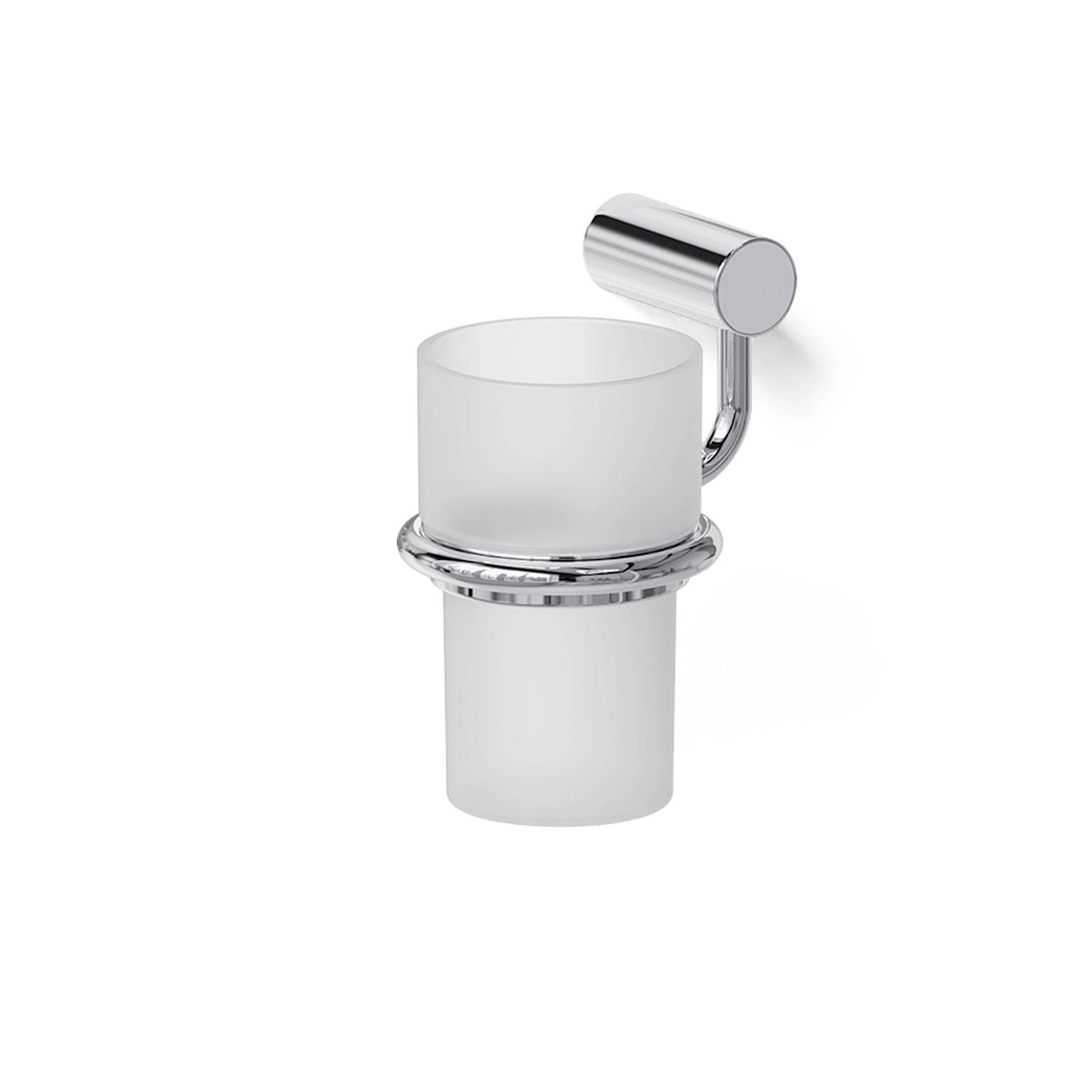 Porta Vaso Cepillos Bronce Cromado Hidromet Fly Plus 2611