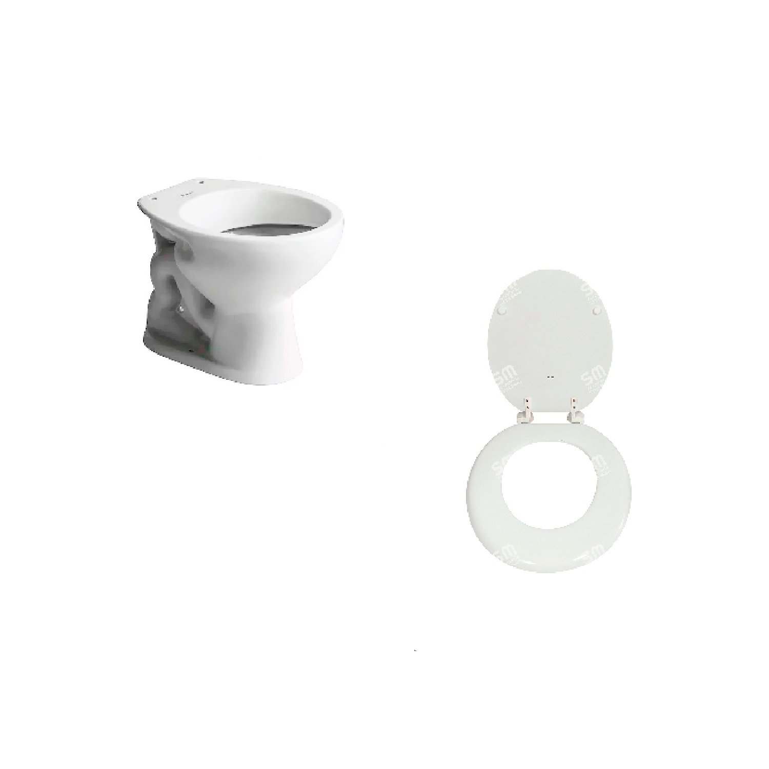 INODORO CORTO FERRUM ANDINA + ASIENTO MADERA FERRUM TSX