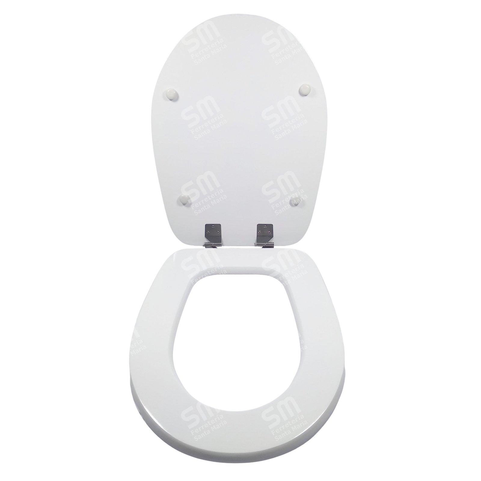 Asiento Madera Blanco Acero Fadas Terza 18