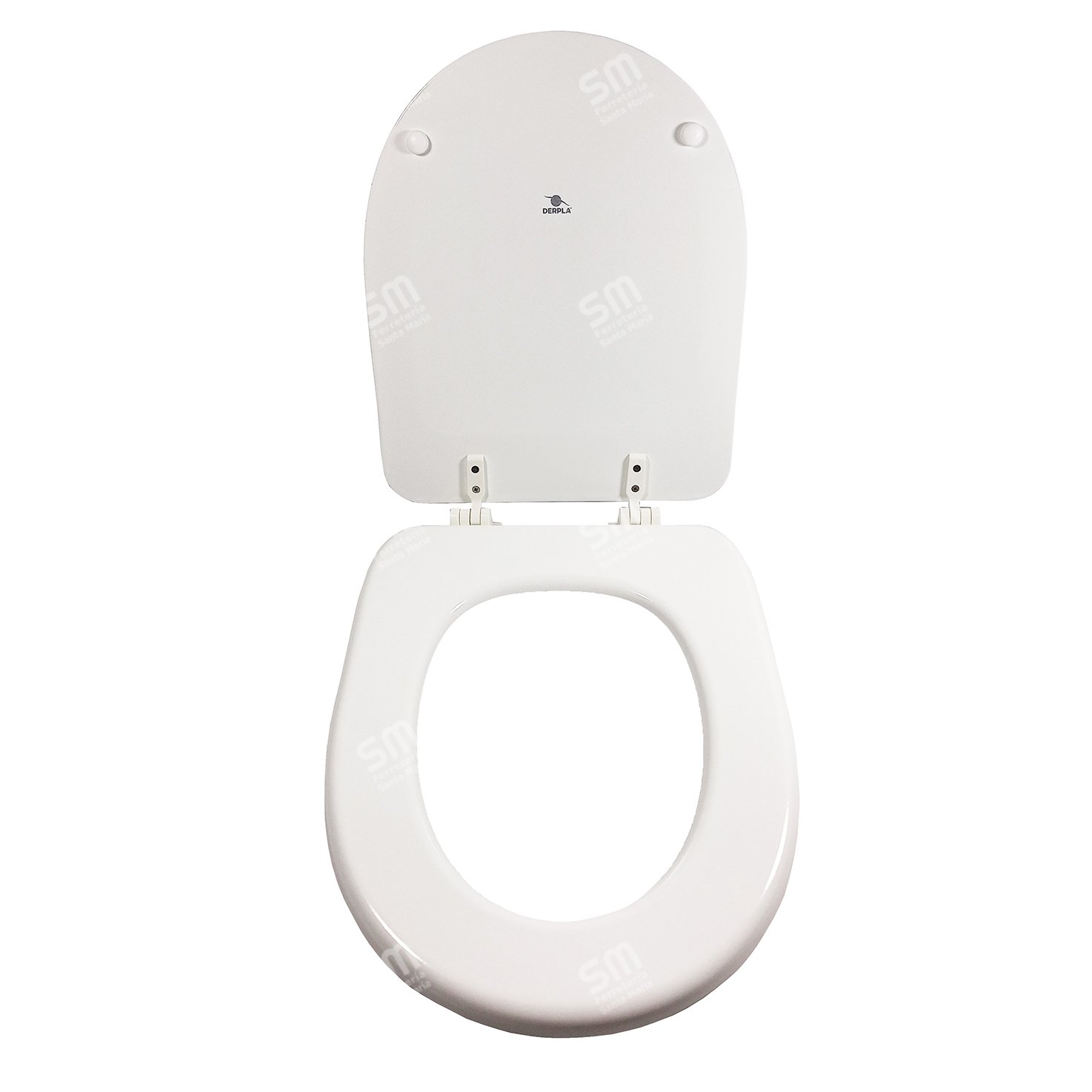 Asiento Derpla Mu Blanco H. Nylon para Inodoro Murano