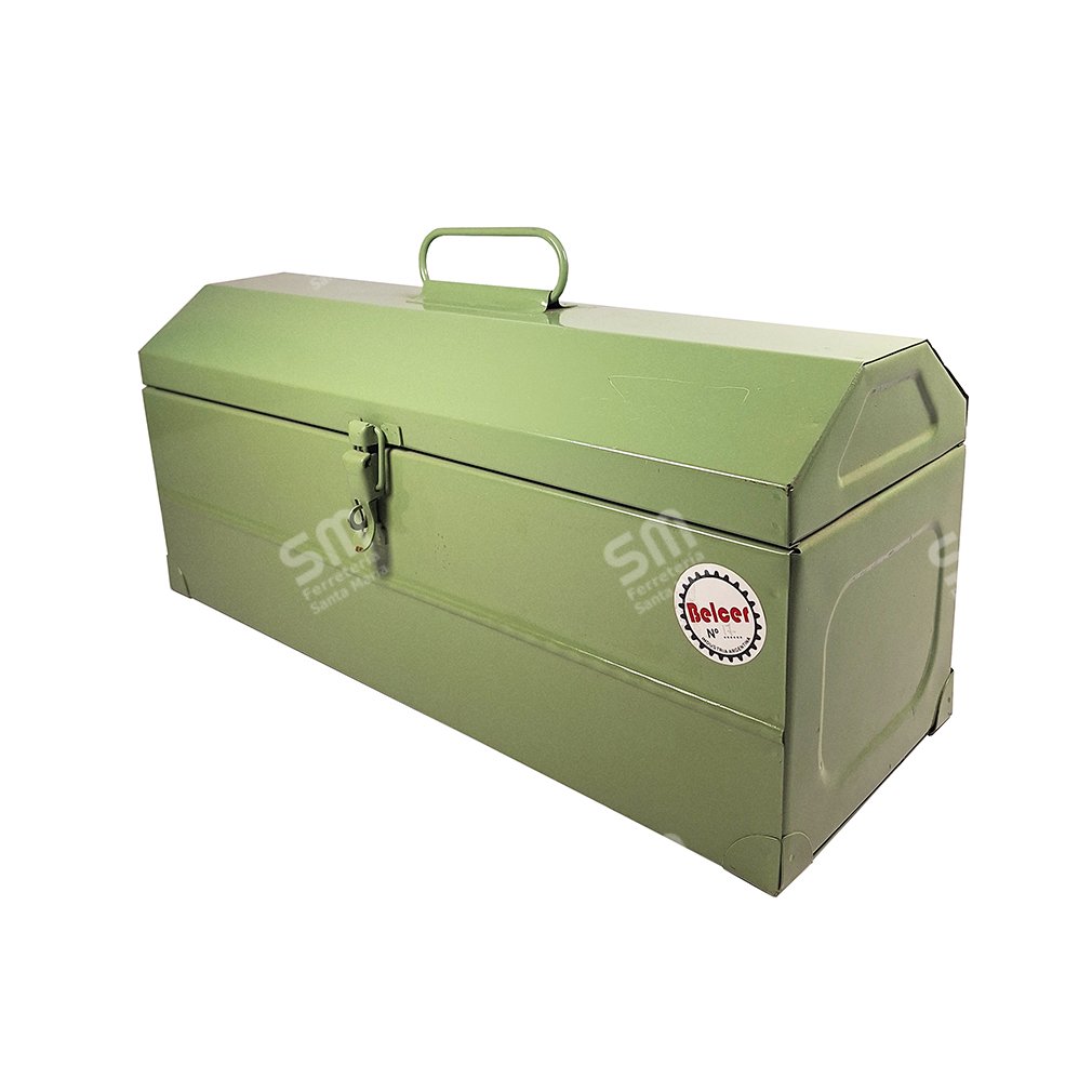 Caja P/ Herramientas Chapa Broche Metálico Belcer Hb N° 17 Verde
