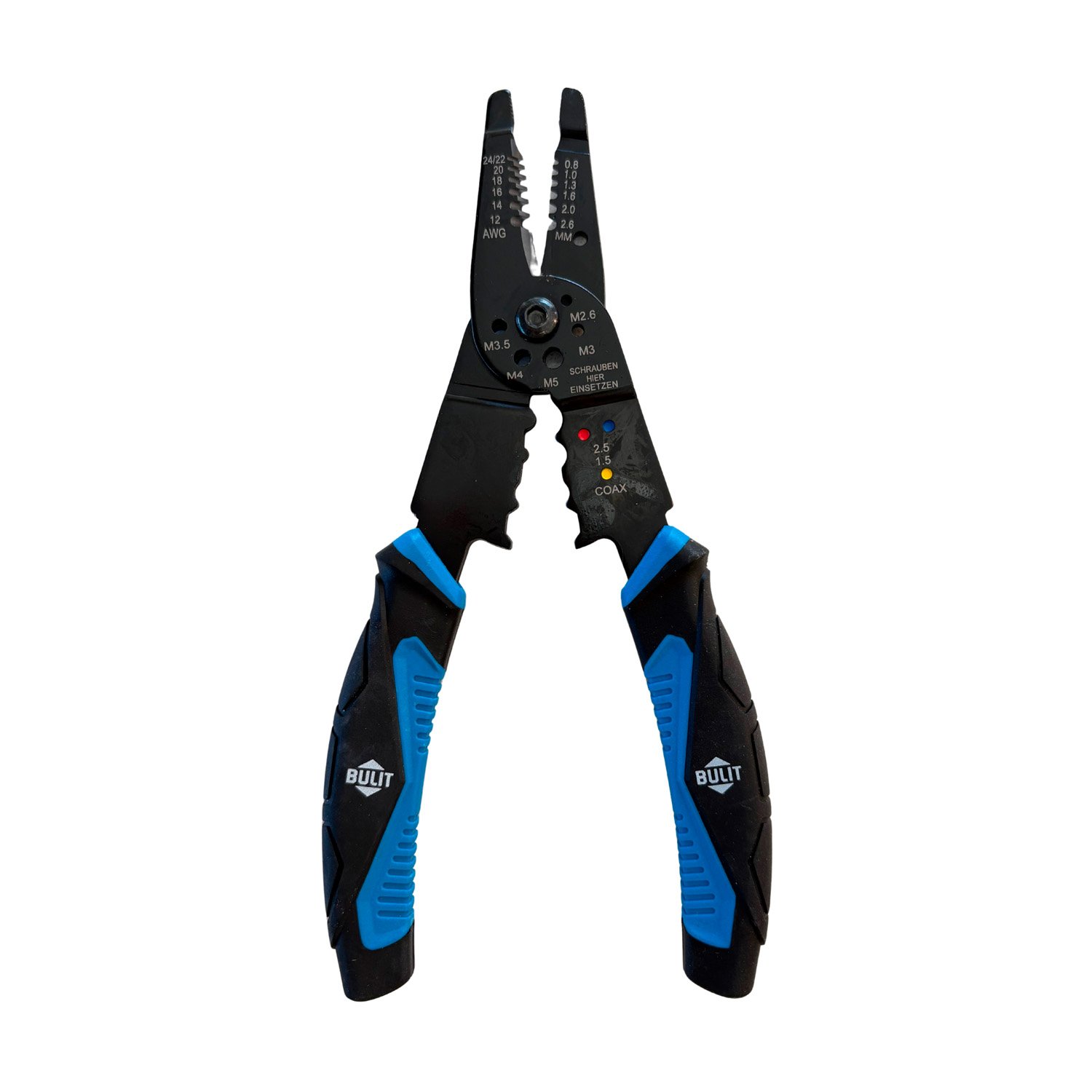 Pelacables Tijera Multifunción Acero Mango Grip Bulit S600