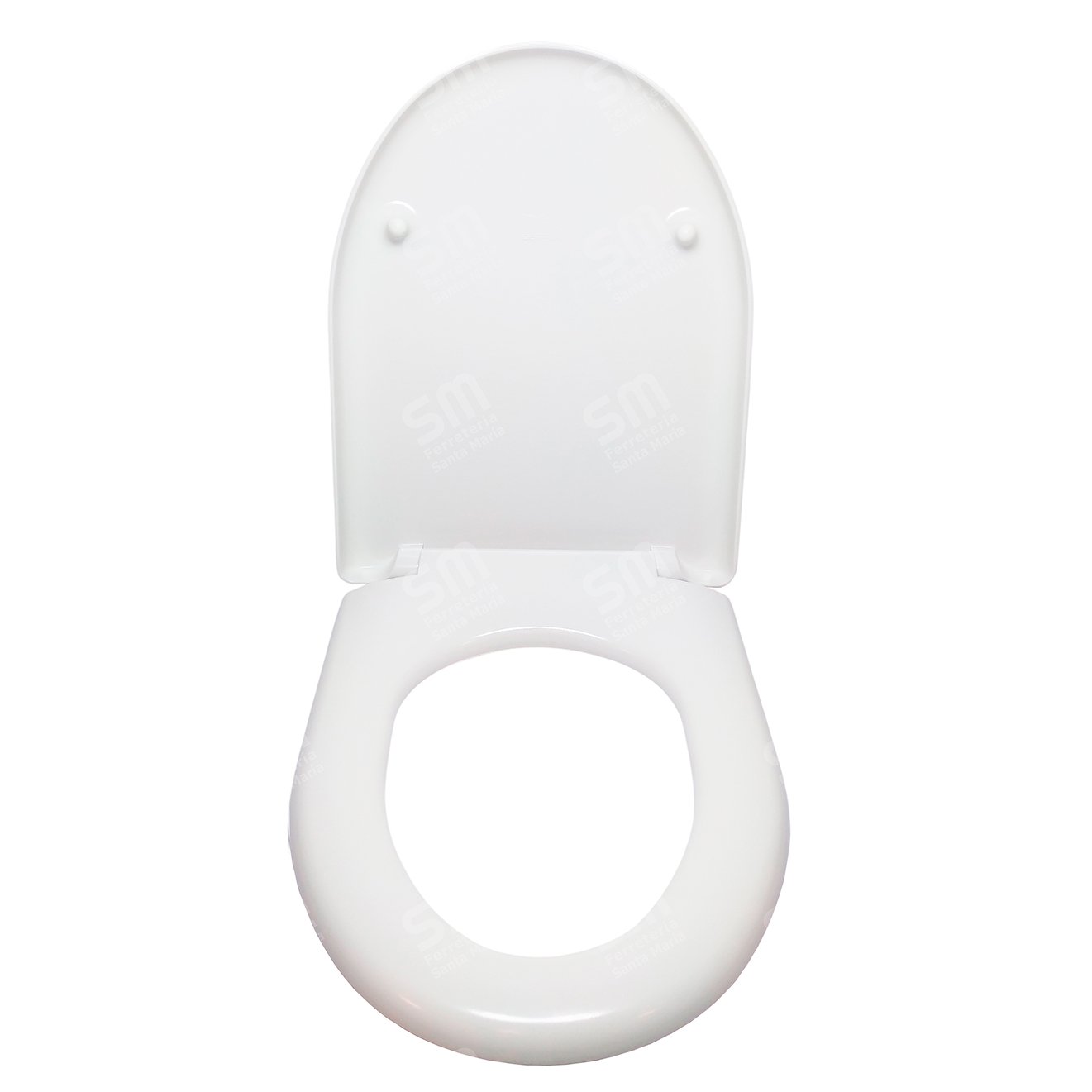 Asiento Derpla Ma Blanco Cierre Suave Desmontable para Inodoro Marina