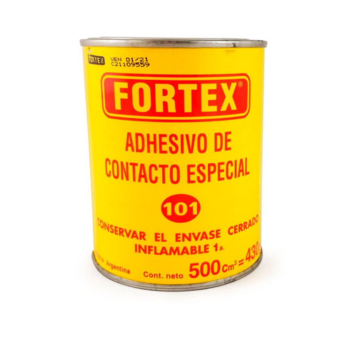Cemento de Contacto X 500cc Fortex 101 Adhesivo Pegamento