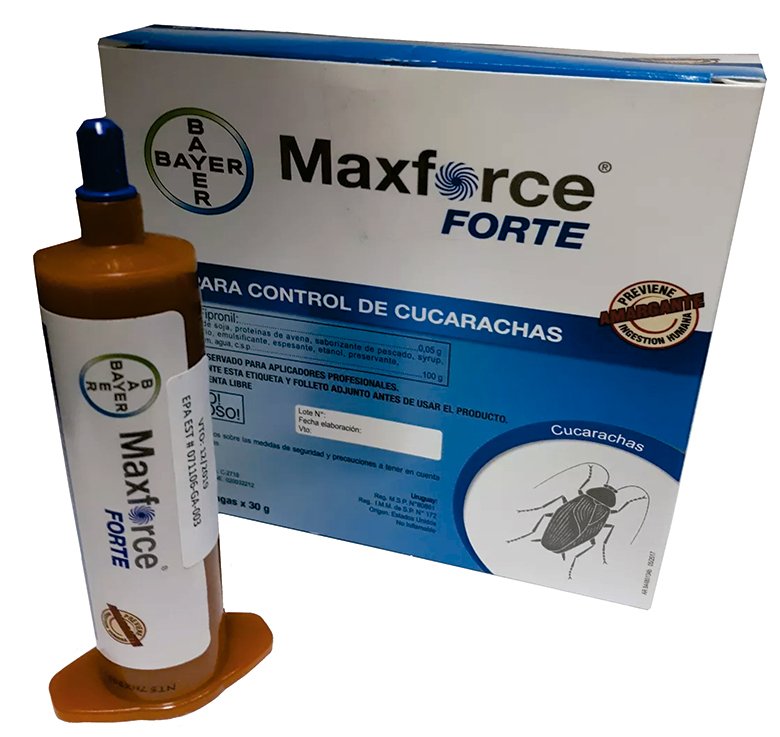 Gel Matacucarachas Maxforce Forte Bayer Caja X 4u