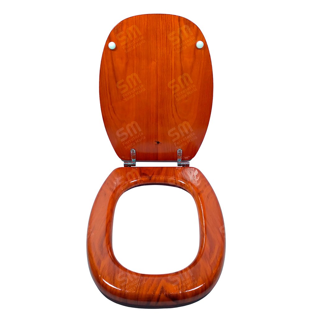Asiento Derpla Mo Enchapado en Cedro Natural para Inodoro Monaco