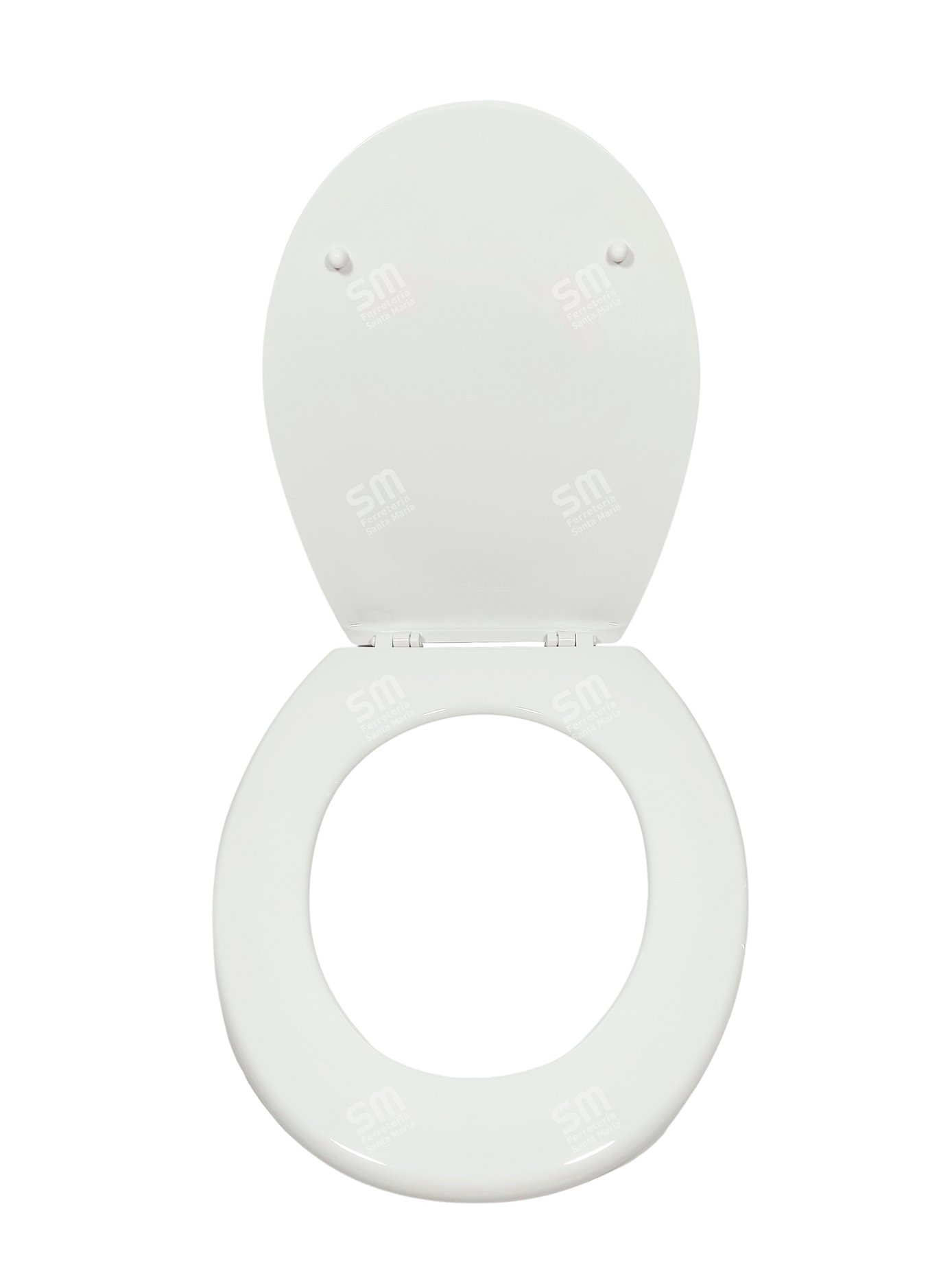 Asiento Ferrum Tsp Blanco Polipropileno Universal Redondo