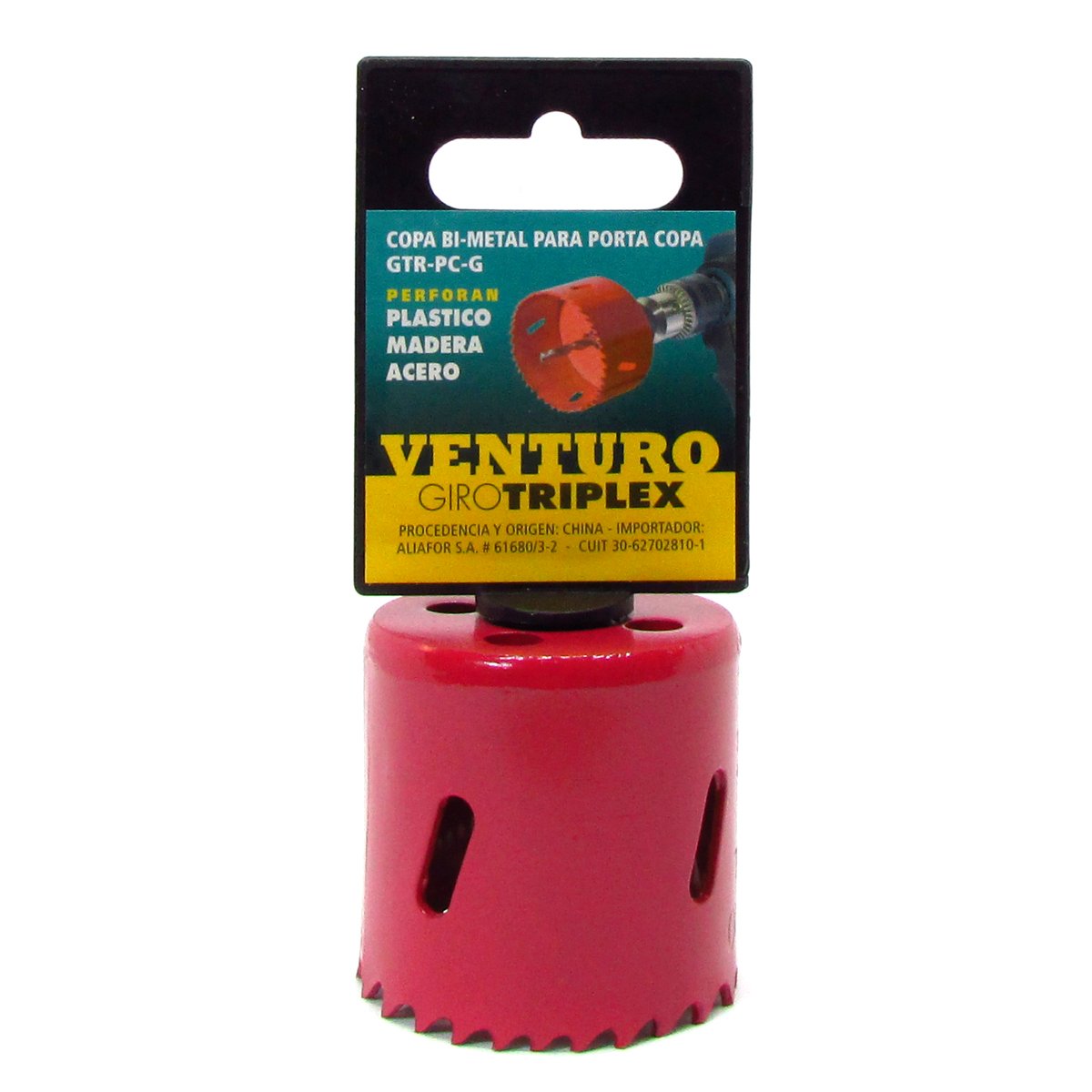 Sierra Copa Bimetal  Ø 43mm Giro Triplex Venturo Aliafor Gtr