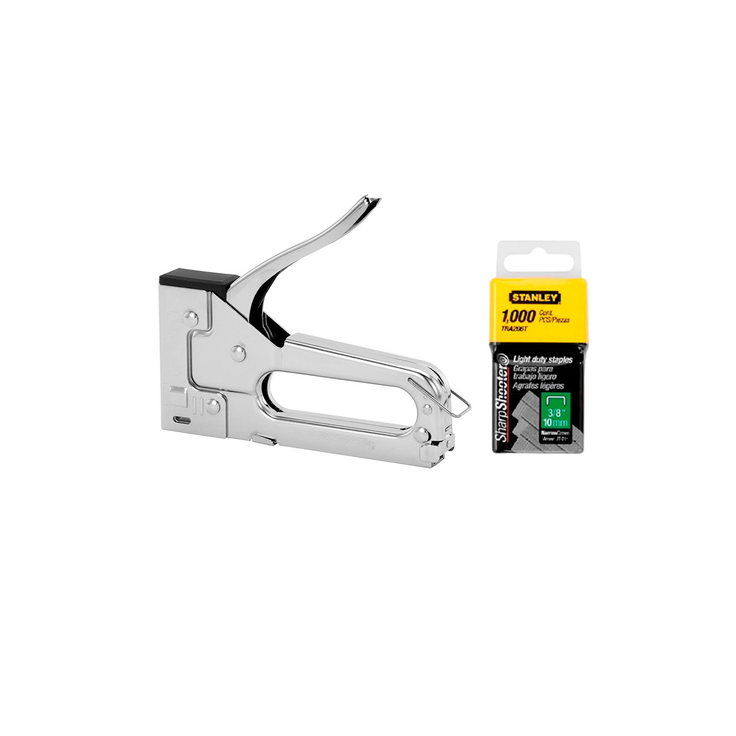 Engrampadora Uso Liviano Stanley Tr45 + 1000 Grampas 8mm Tra205t