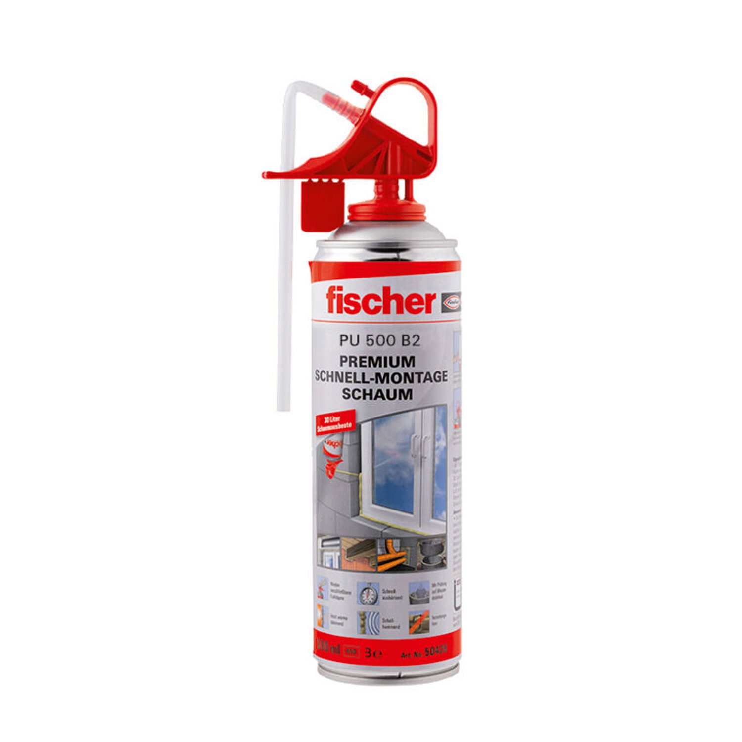 Espuma de Poliuretano Expandido Aerosol Fischer 500 Ml