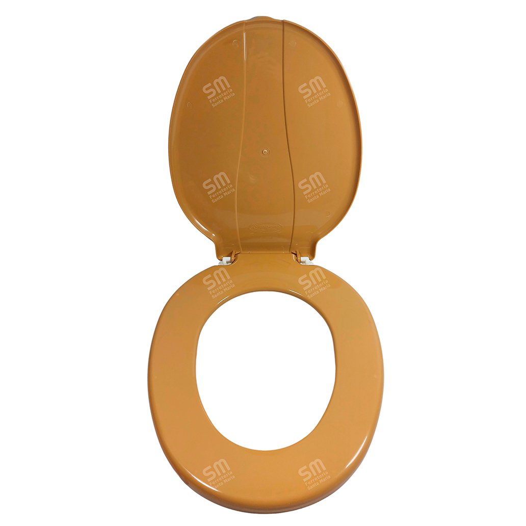 Asiento Inodoro Universal Plastico Polipropileno Marron