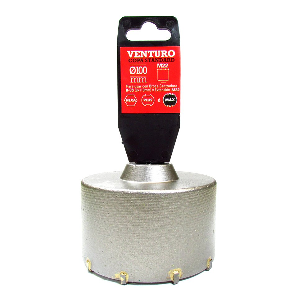 Sierra Copa Widia Venturo Ø 100mm M22 Sds Plus P/ Pared