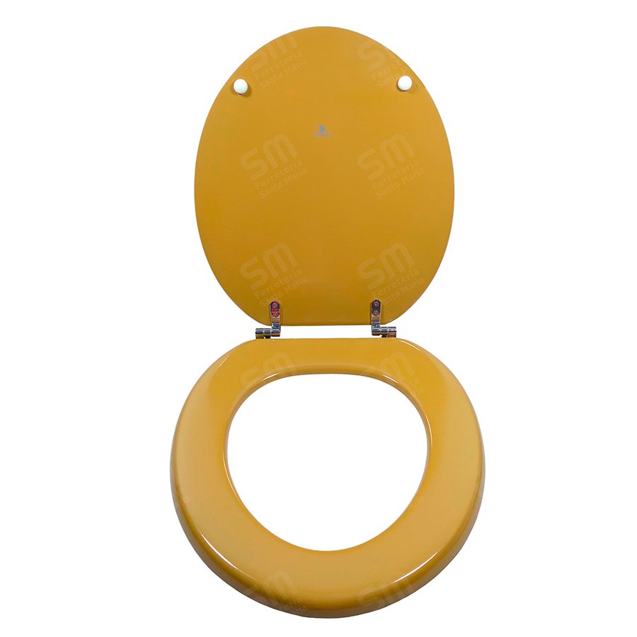 Asiento Derpla Do Dorado para Inodoro Dorica
