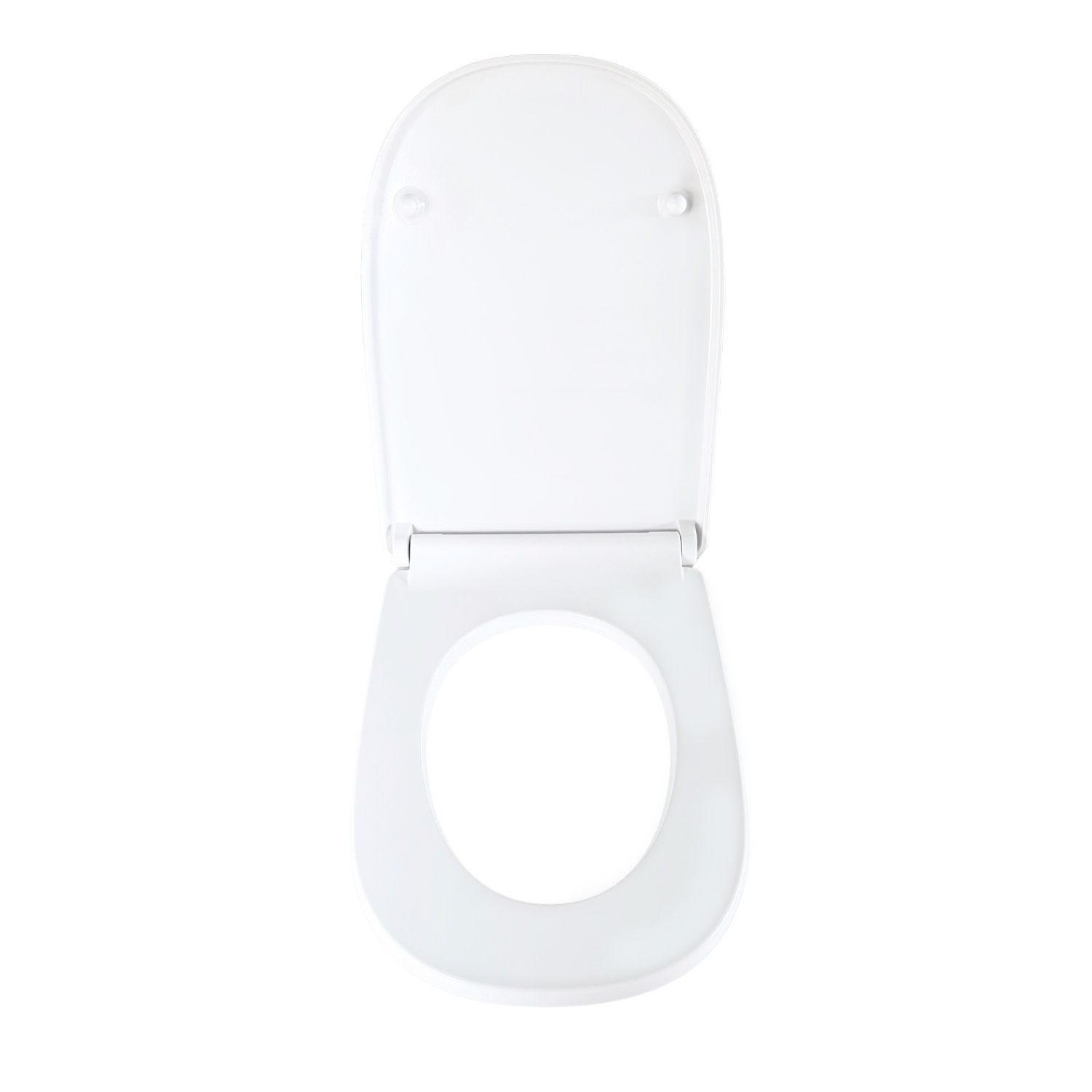 Asiento Daccord Blanco Cierre Suave Desmontable para Inodoro Dama