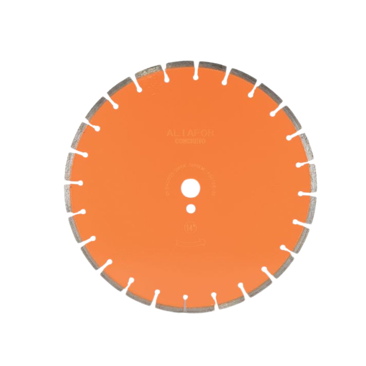 Disco Pavimento 14p 7mm Agujero 25,4mm Concreto Aliafor Premium