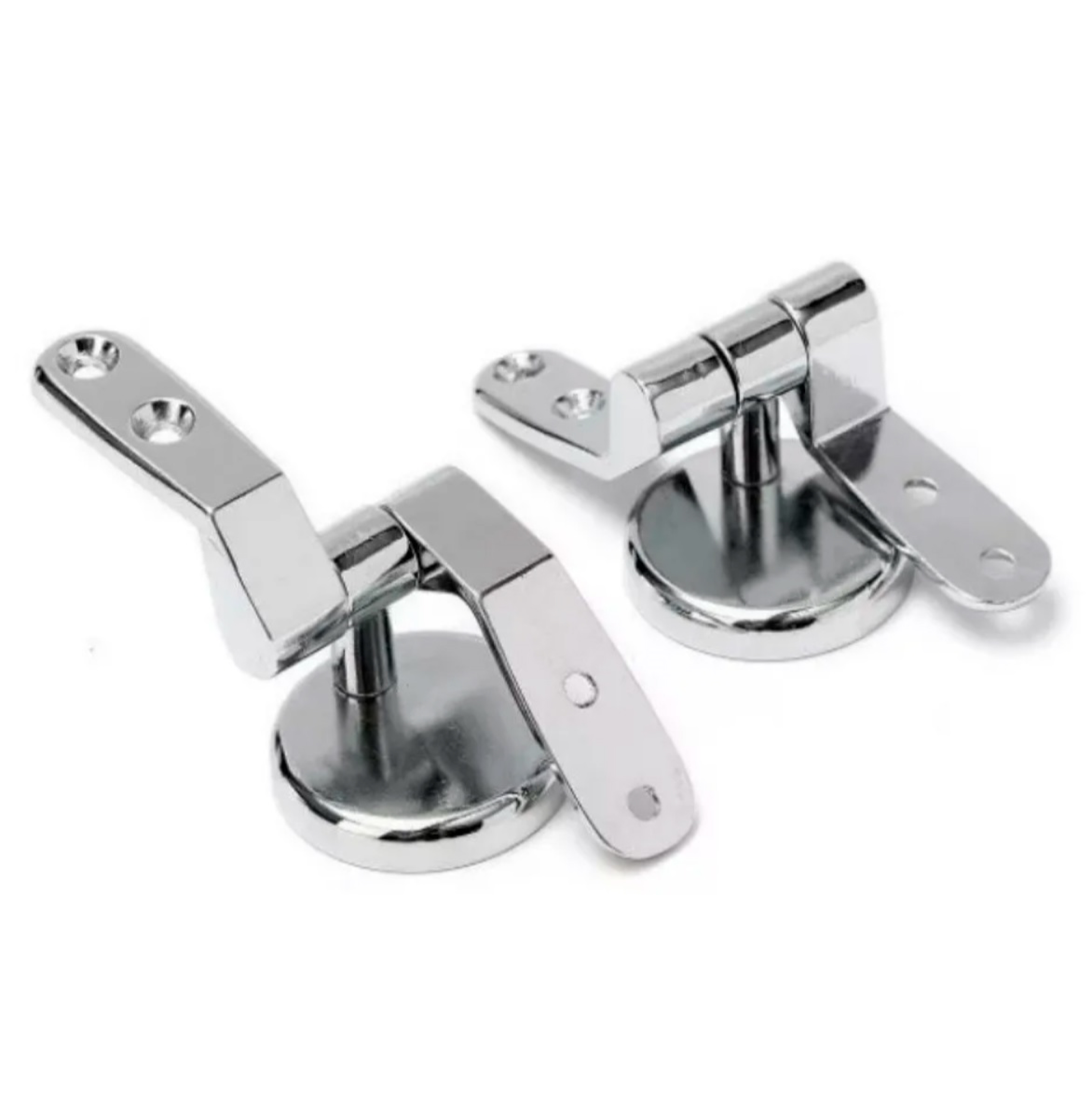 Herraje Cromo Corto para Asiento de Inodoro