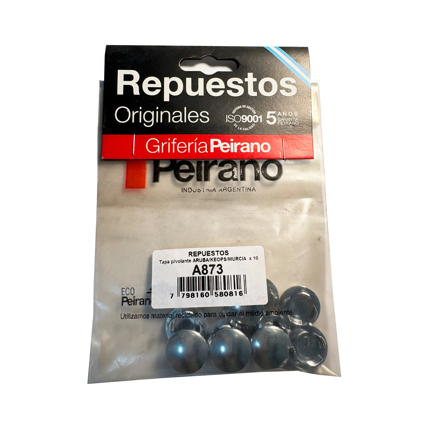 Repuesto Tapa Indicadora 10u Peirano Aruba Keops Murcia Ra873 · foto 1